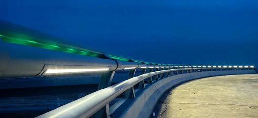 蘭州中川國際機(jī)場三期擴(kuò)建工程高架橋及落客平臺項目泛光照明工程正式啟動